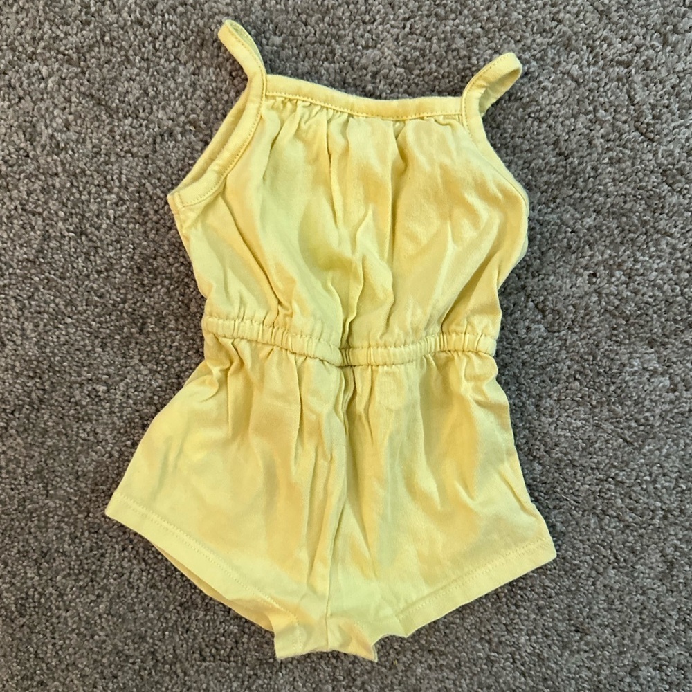 Old Navy 0-3 Month Baby Girl Cami Ultra Soft Romper
